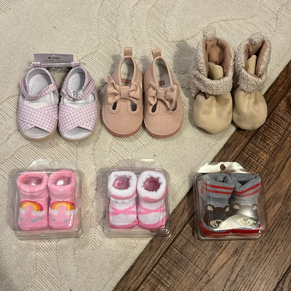 Baby Shoe and Bootie Bundle 0-12 months